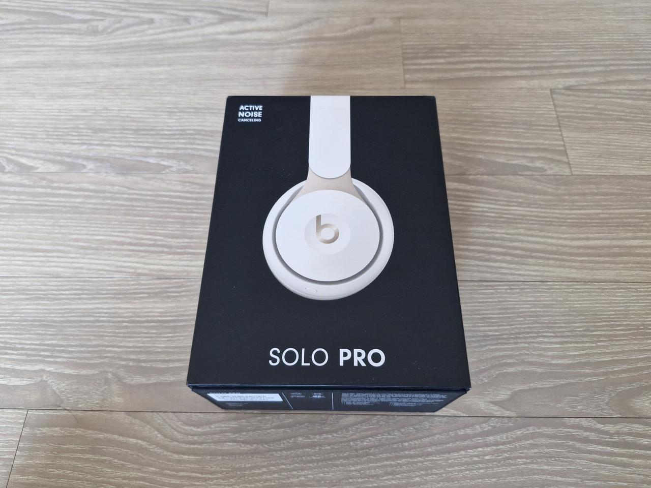 애플정품 무선 블루투스 헤드폰 비츠솔로프로 아이보리 풀박