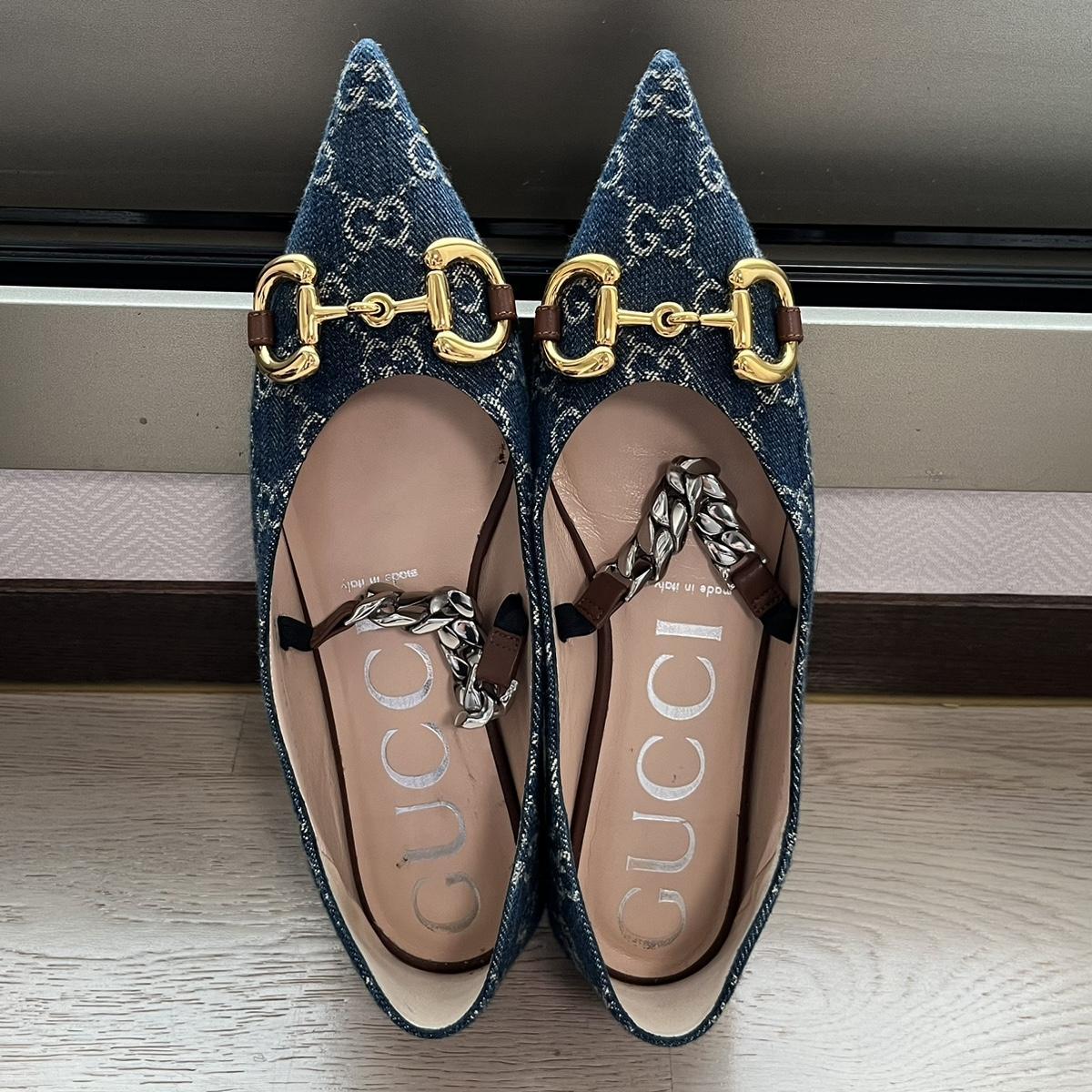 [36.5] gucci 구찌 플랫 슈즈