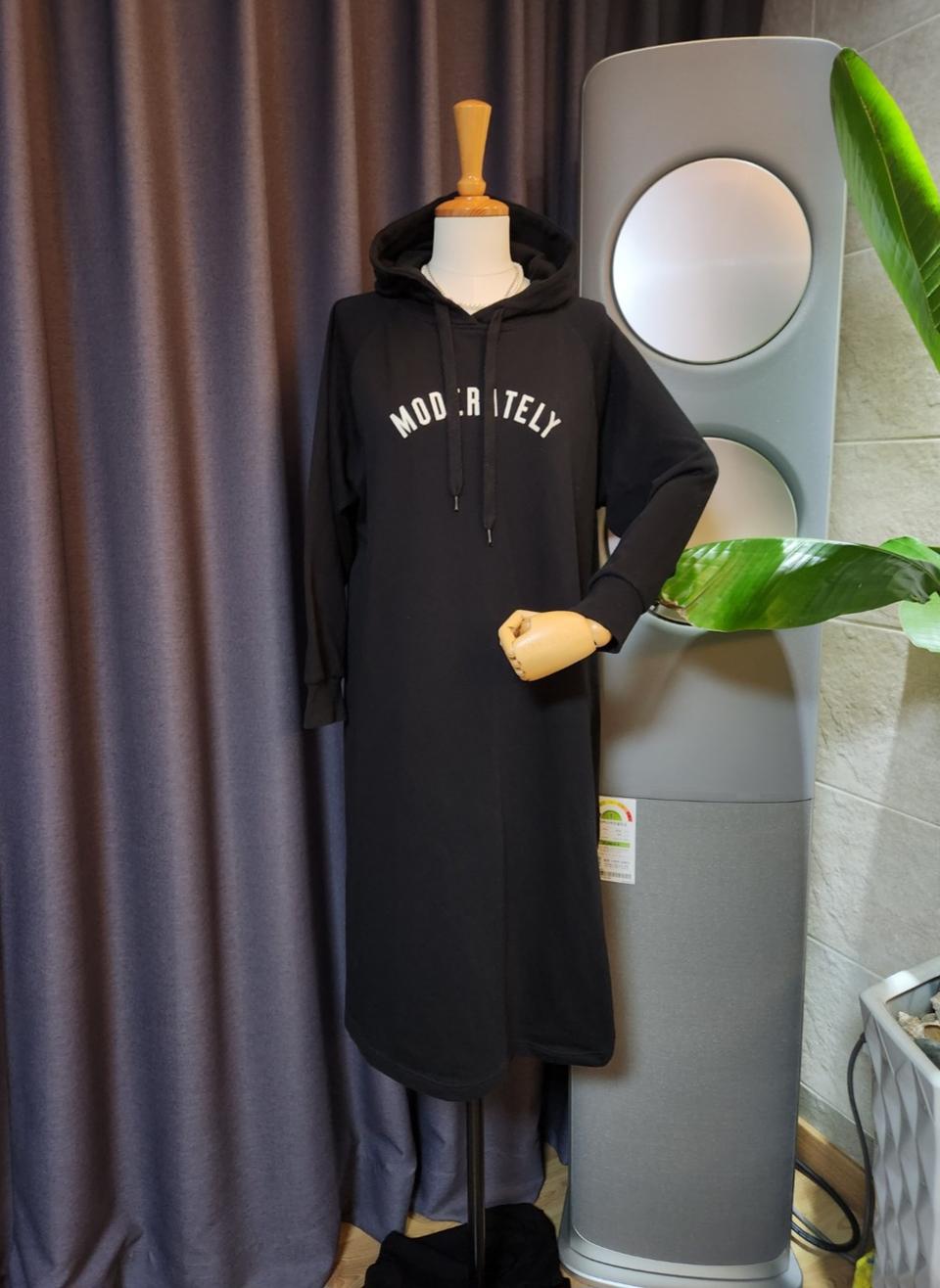 L.✔COLZA(콜자) 수입 후드 롱원피스