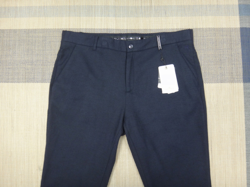 (37인치) 헨리코튼 골프 네이비 울 팬츠