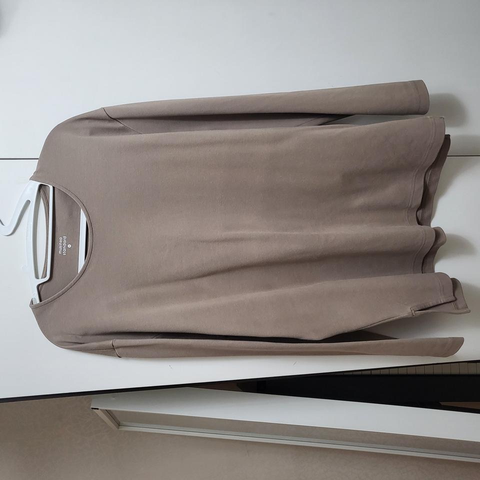 [무신사 스탠다드] 폰테 롱슬리브 더스티베이지