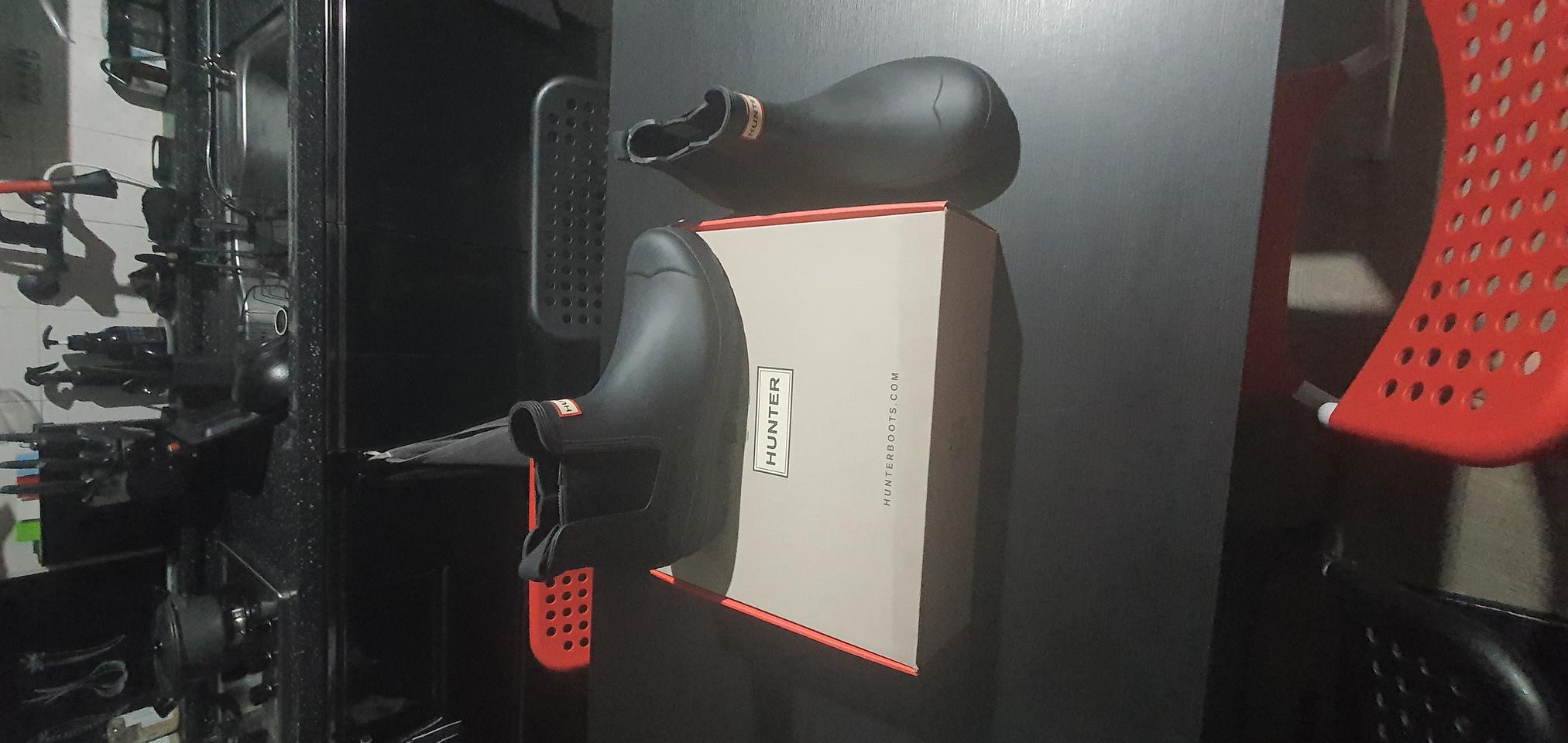 헌터 레인부츠 남성 중목 장화