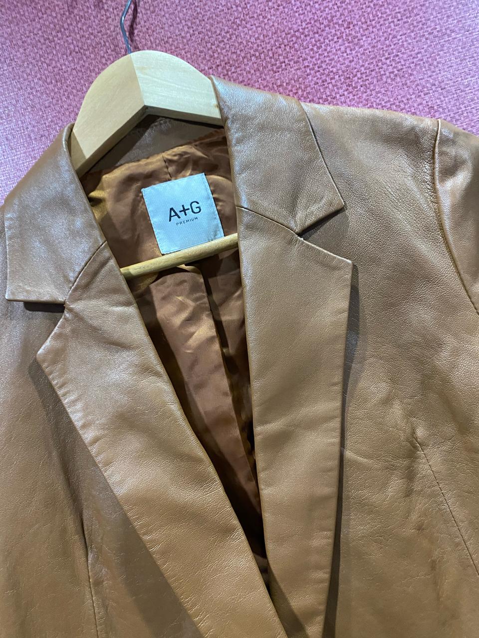 엣지 양가죽 자켓