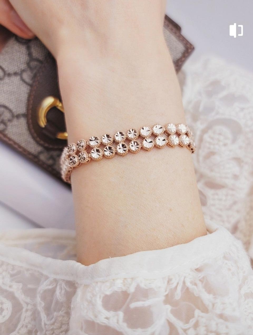 14k라운드컷팅팔찌