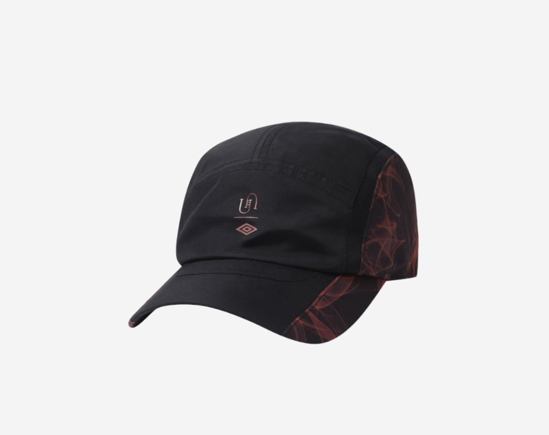 [OS] 언더마이카 x 엄브로 커브드 볼캡 블랙 새상품 모자