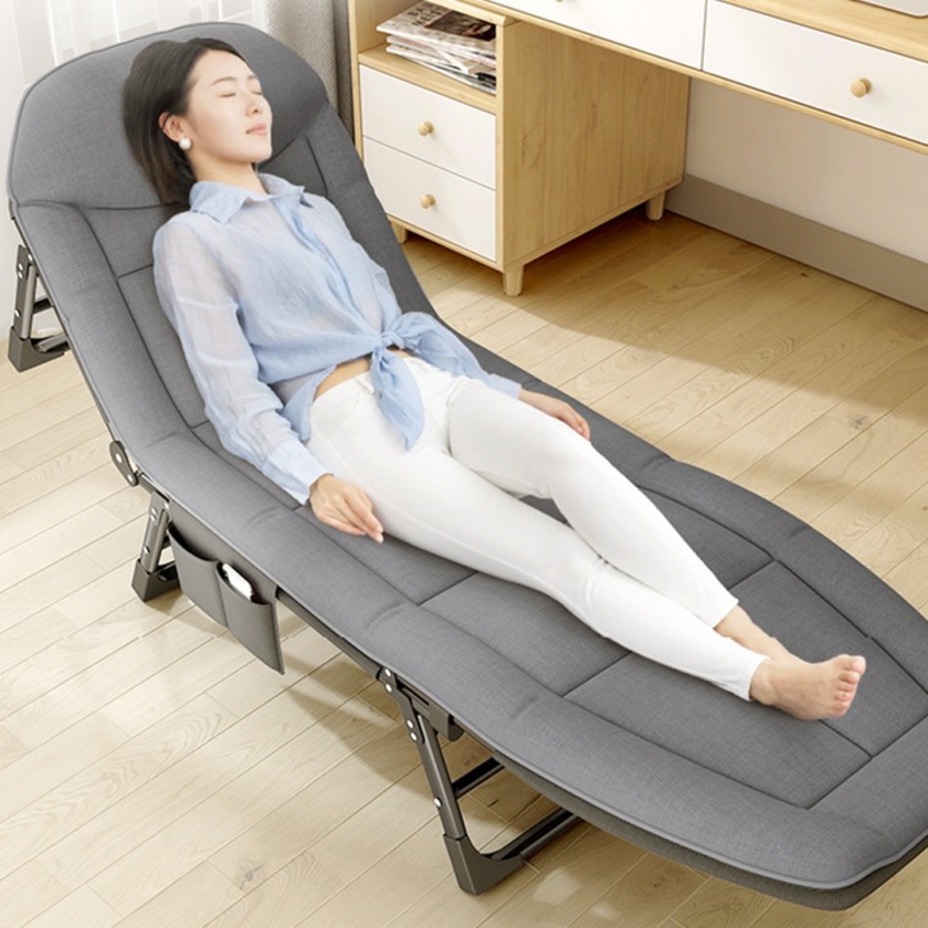 ⛔프리미엄 접이식 소파침대 안락의자 이동식 소파베드 캠핑침대 사이드포켓