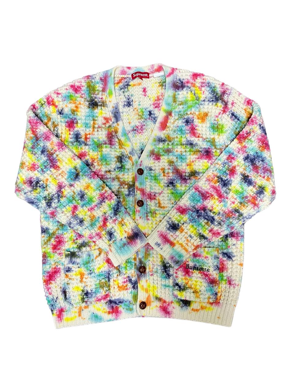 21AW 슈프림 와플 니트 가디건 타이다이