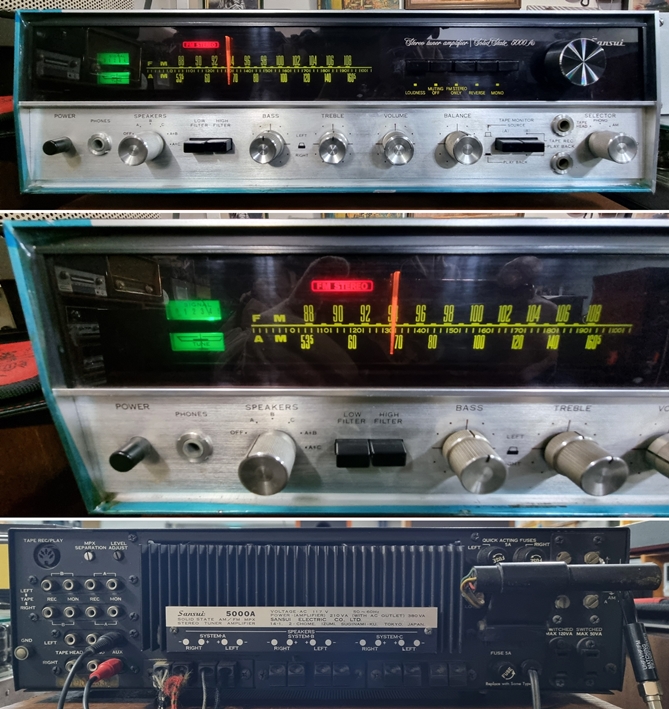  산수이 아날로그 리시버 모델 5000A