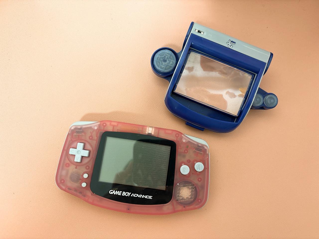 닌텐도 어드밴스 클리어핑크 한정판 외 팩