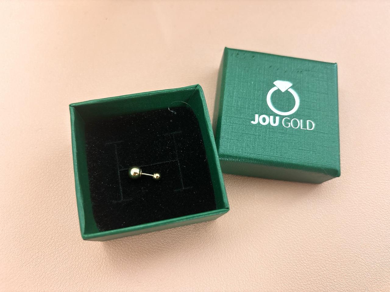 14k 5mm 볼 피어싱 4바