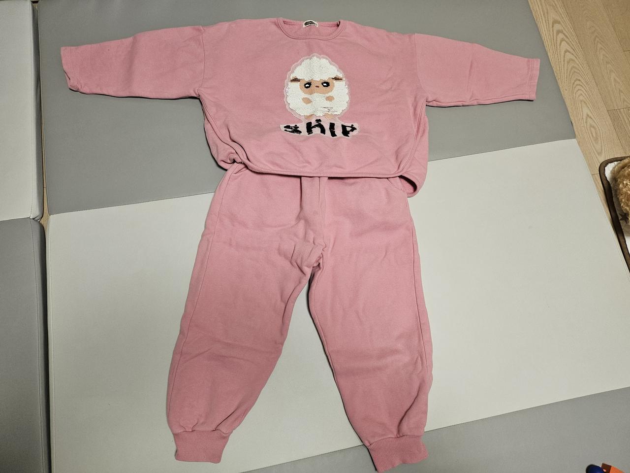 기모 상하복 120