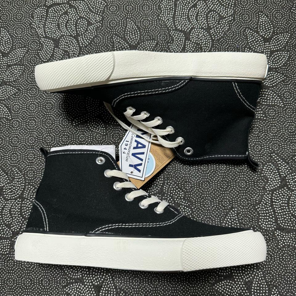 새상품)슈펜 네이비 하이 스니커즈(230)