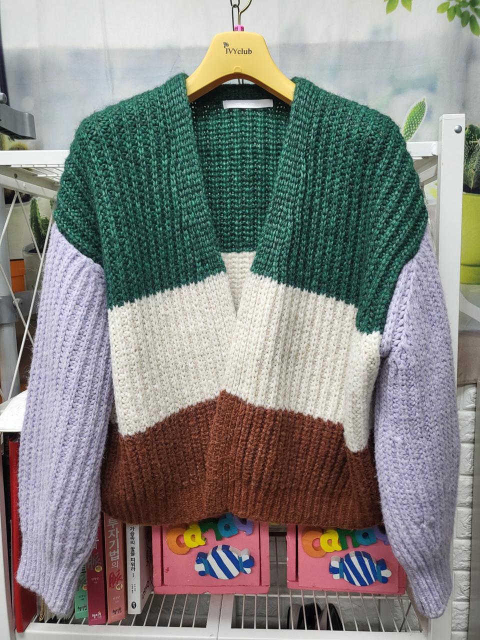 보브 BARRANCA 니트 알파카 여성 니트가디건 (프리사이즈)