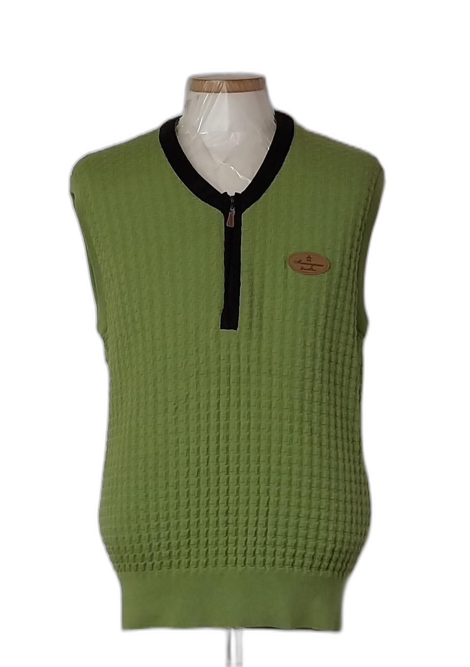 100)Munsingwear먼싱웨어골프웨어 반집업니트 조끼