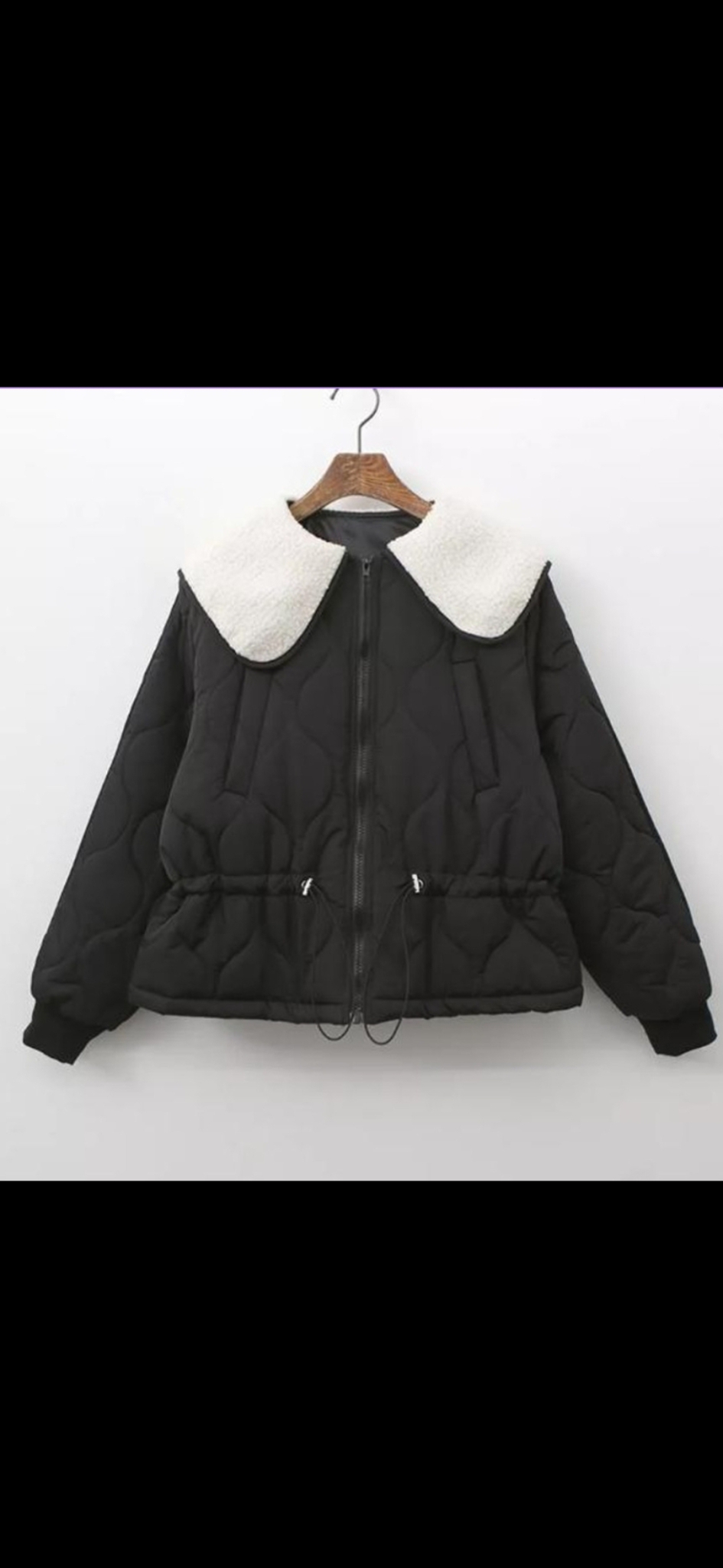 ❤양모카라경량숏패딩