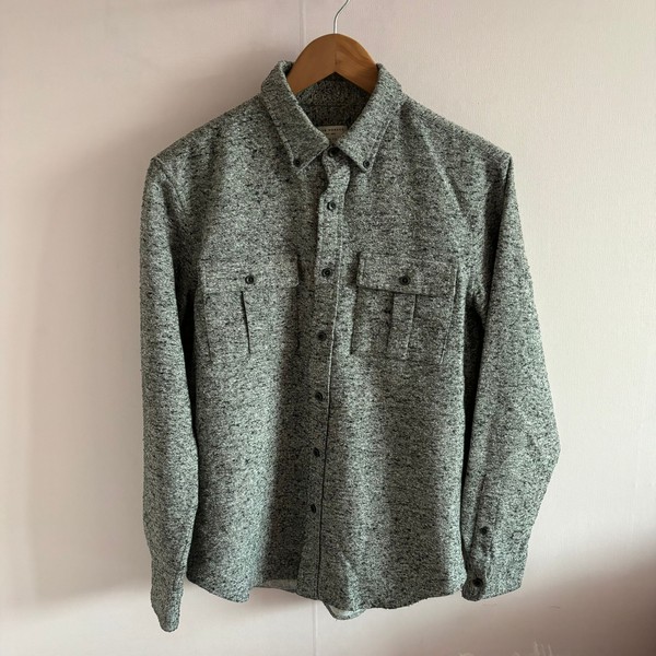 클럽모나코 S 캐주얼 셔츠 남방 슬림핏 그레이 