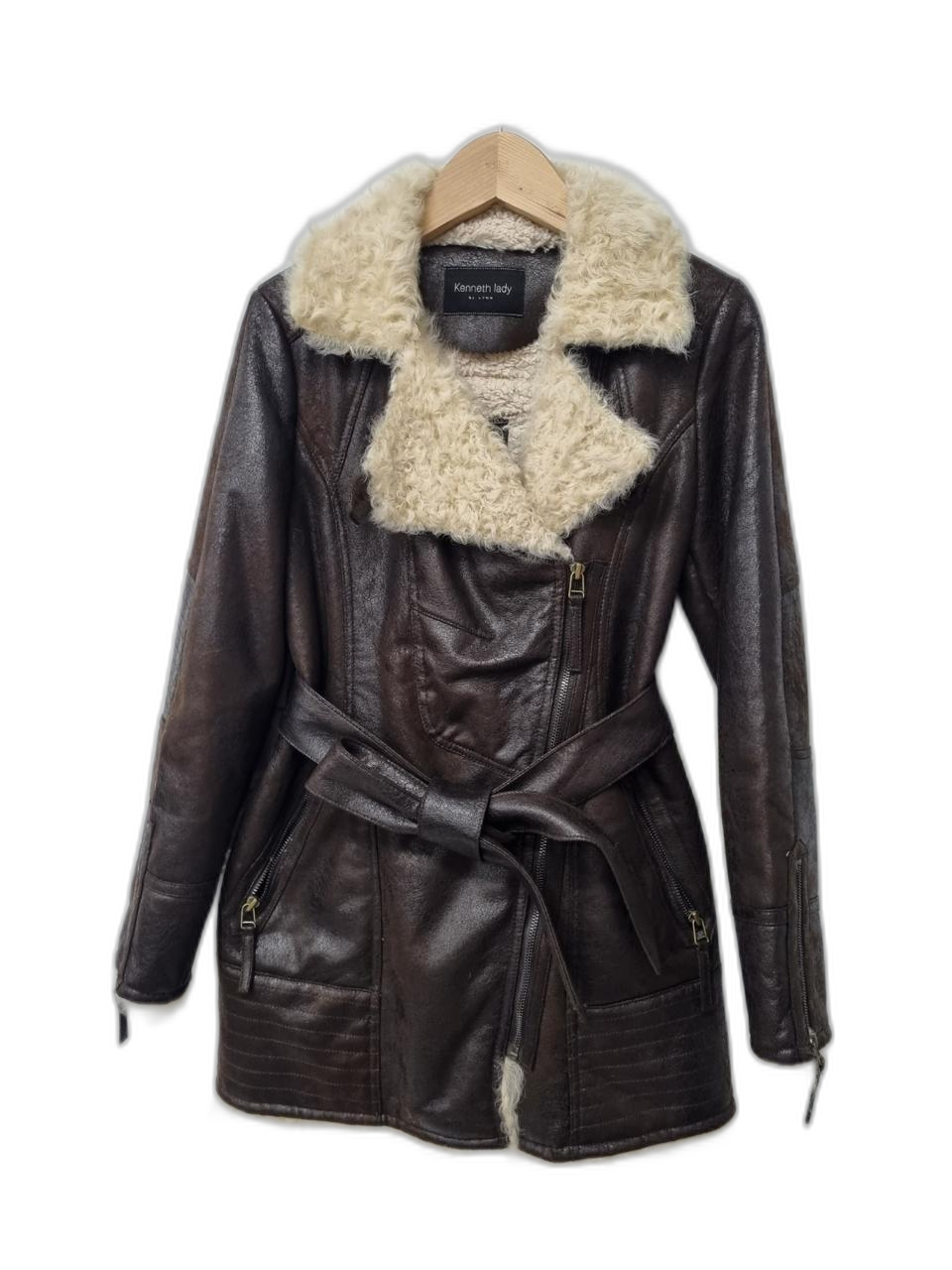 케네스레이디 양모카라 인조무스탕