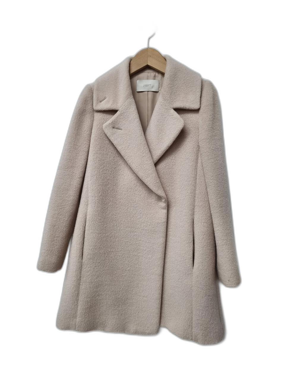 지고트 고급스러운 모직반코트