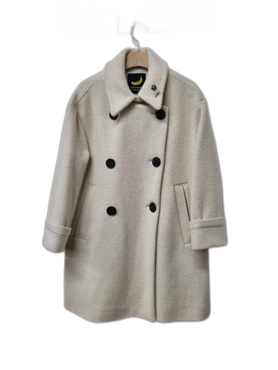 바나나크레이지 예쁜 모직반코트