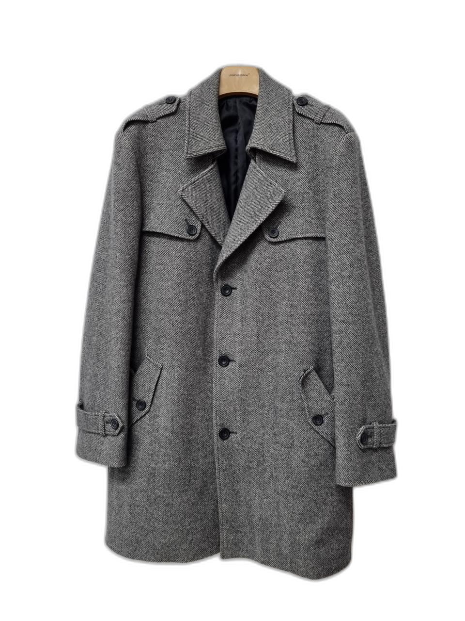 피에르가르뎅 울100% 모직코트