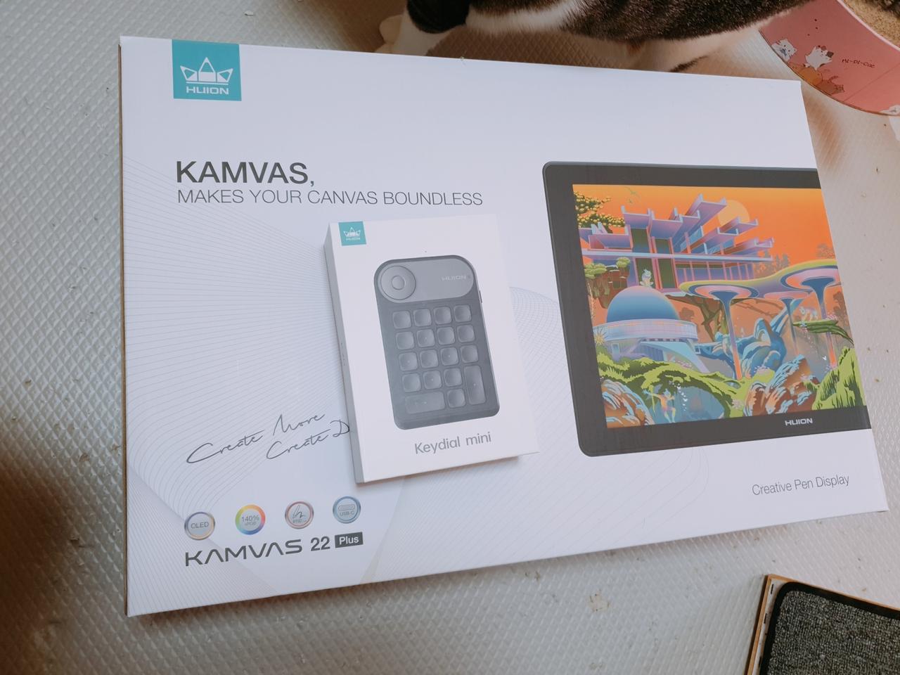 휴이온 캄바스 22 플러스 액정타블렛 풀세트 팔아요