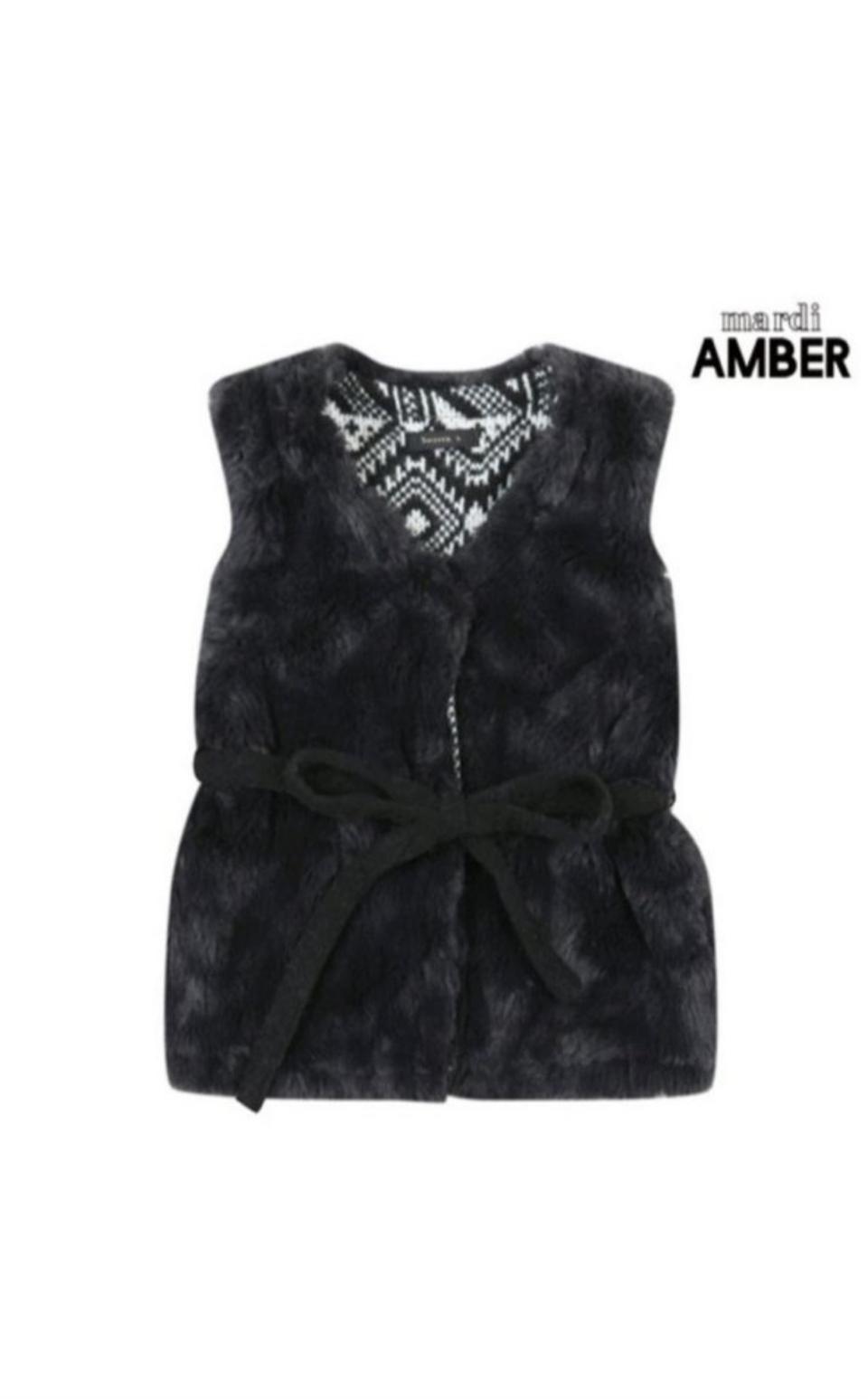 5~7호❤새상품 엠버(양면)소프트 페이크퍼 조끼