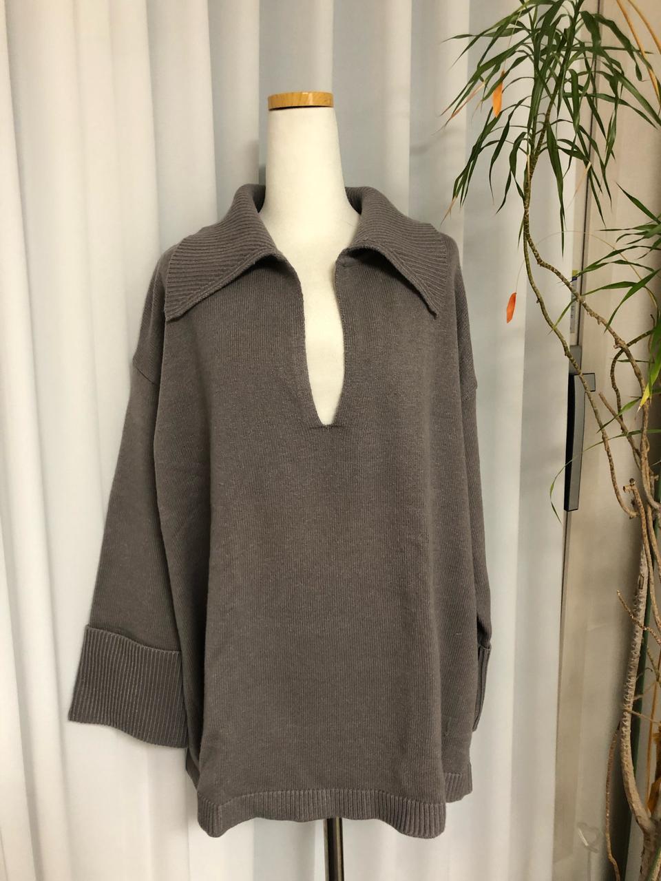 자라 카라 오버핏 니트