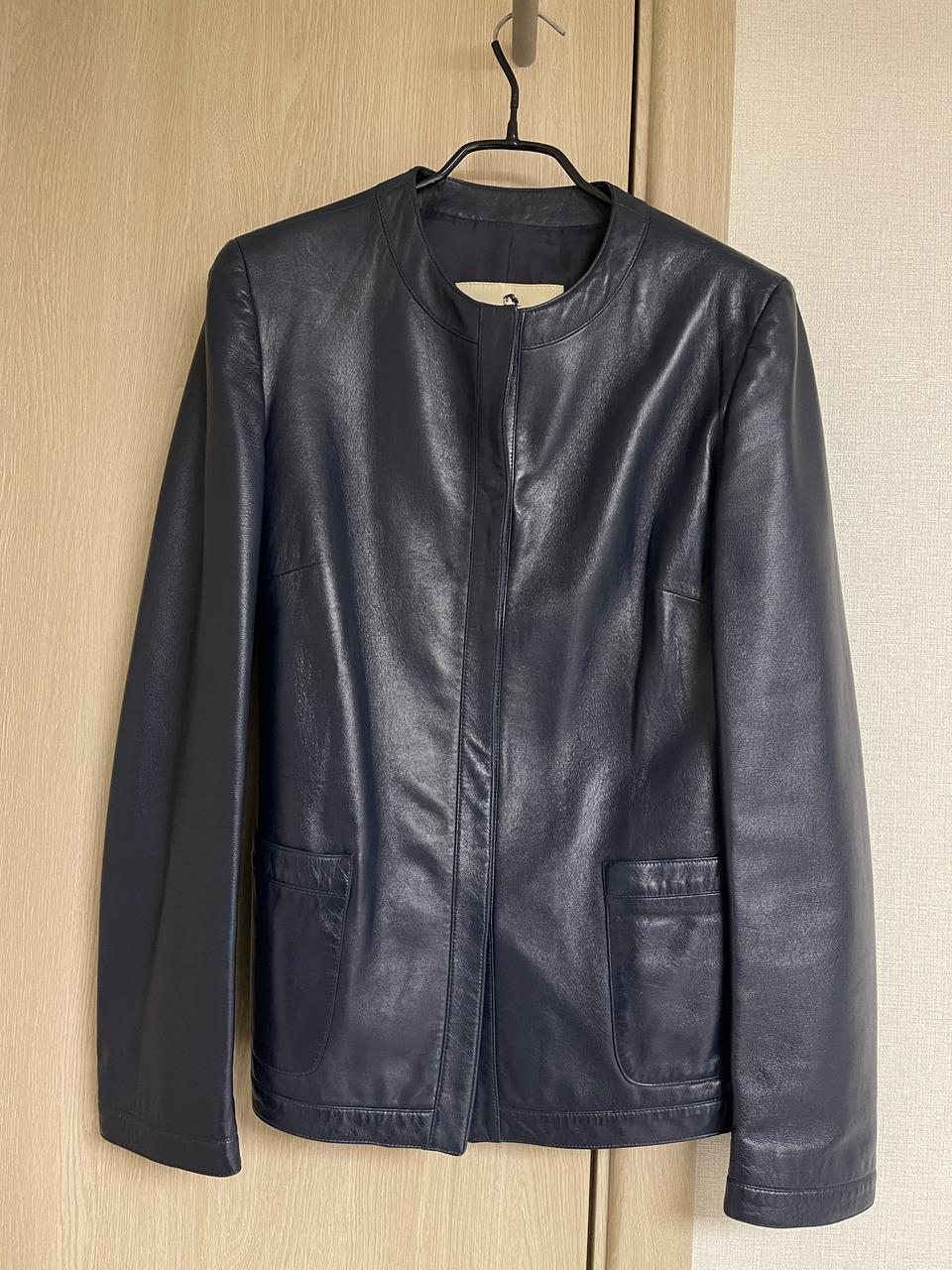 마리엘라 부라니 이태리 메이드  여성 양가죽 자켓 다크 네이비66