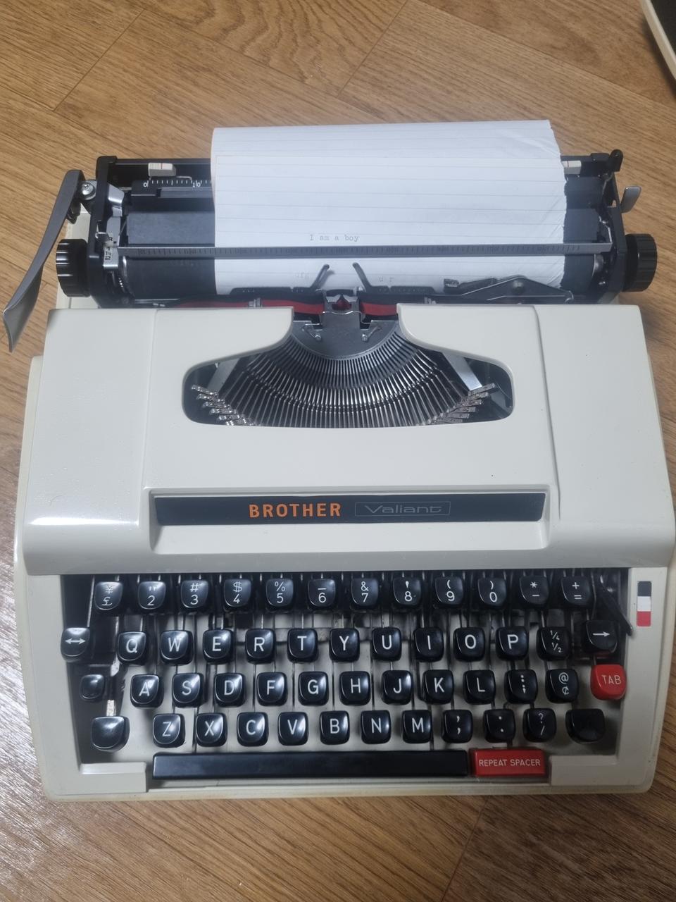 브라더 영어 타자기 초aaaaa급