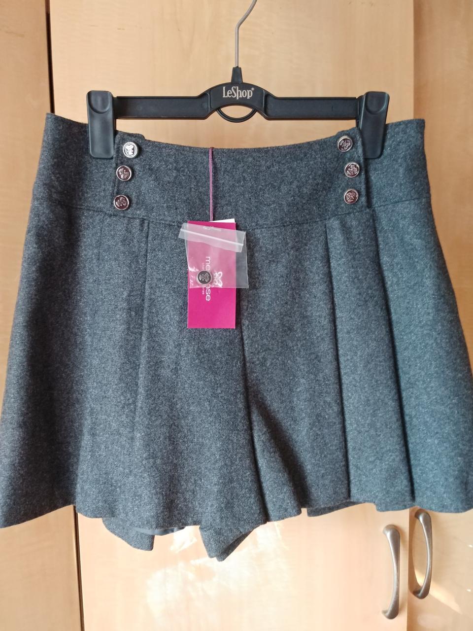 미센스 모직 스커트 팬츠 새거