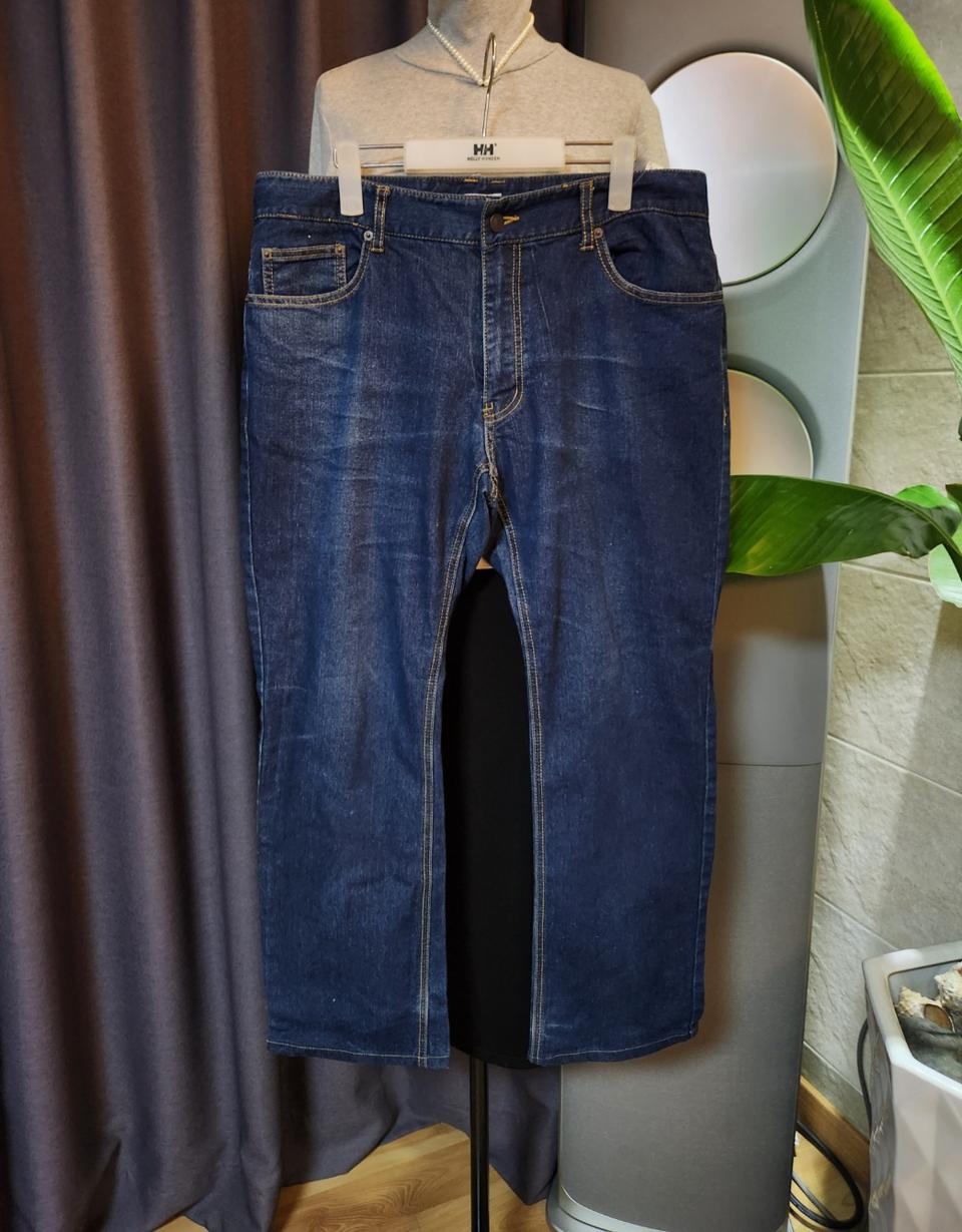 36✔빅사이즈 공용가 진청바지