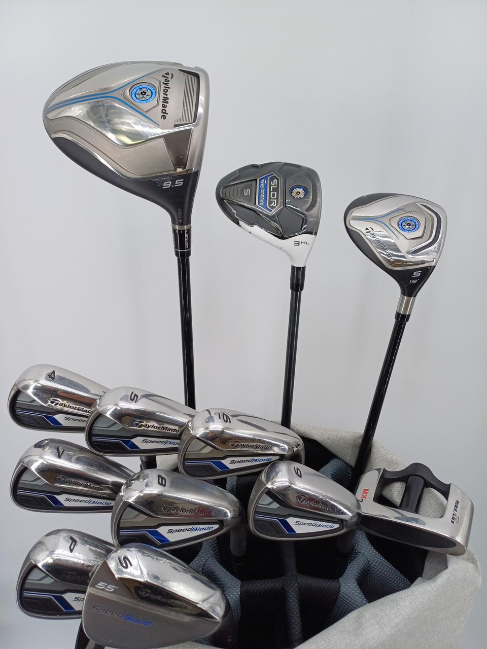 상태좋은 테일러메이드 스피드블레이드 경량스틸 남성골프채풀세트