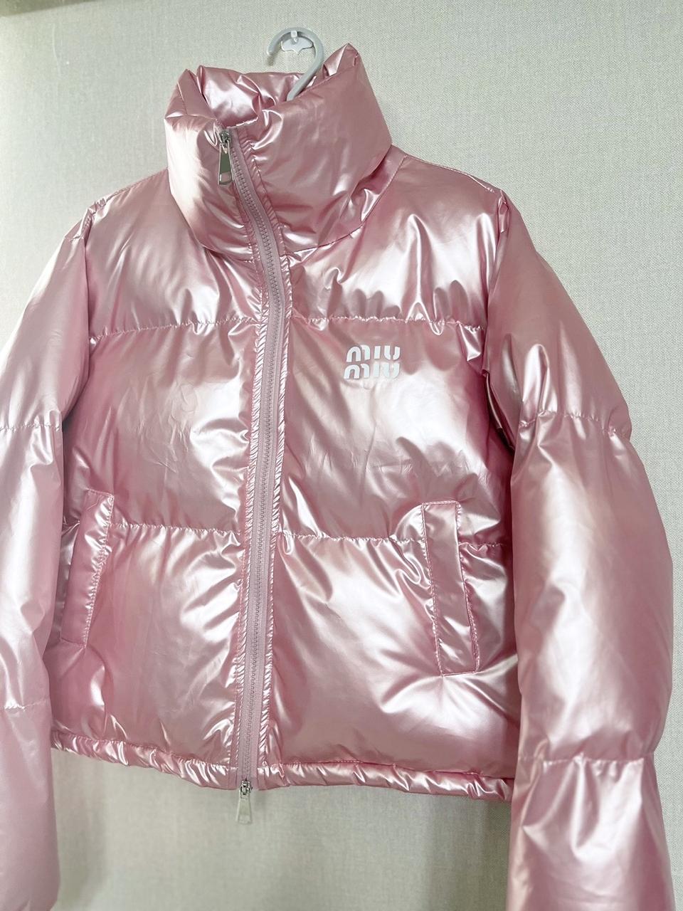 너무 이뻐요.~ 샤이니핑크 크롭패딩