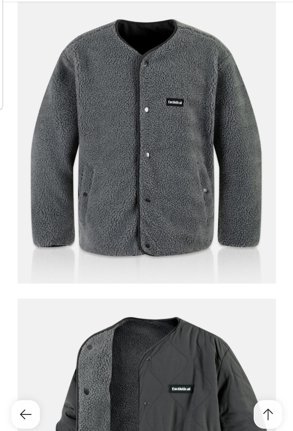 105 (새제품)해리슨 노카라 양면 후리스(택포)