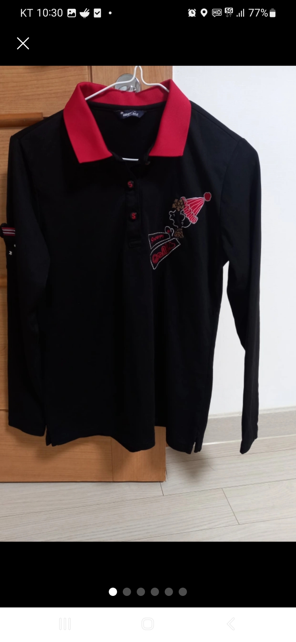 여100스누피기모골프티