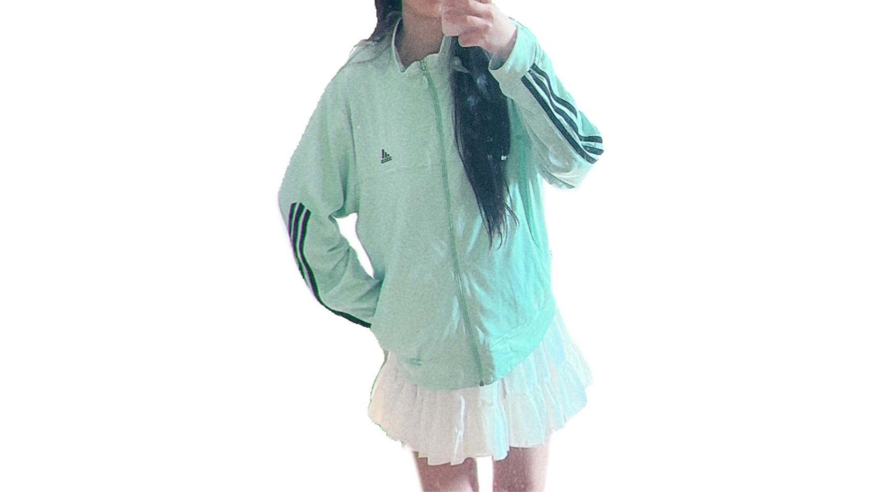 정품/stc아디다스 파스텔 민트 져지 베이비베어