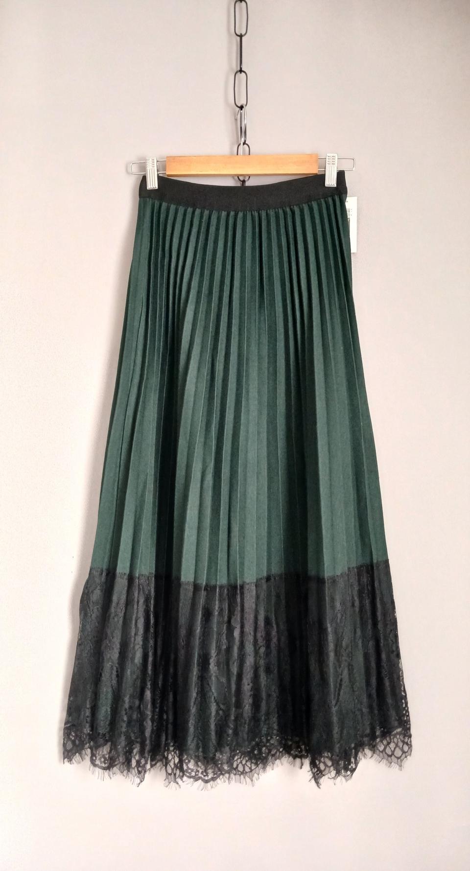 ❤고퀄레이스배색주름스커트