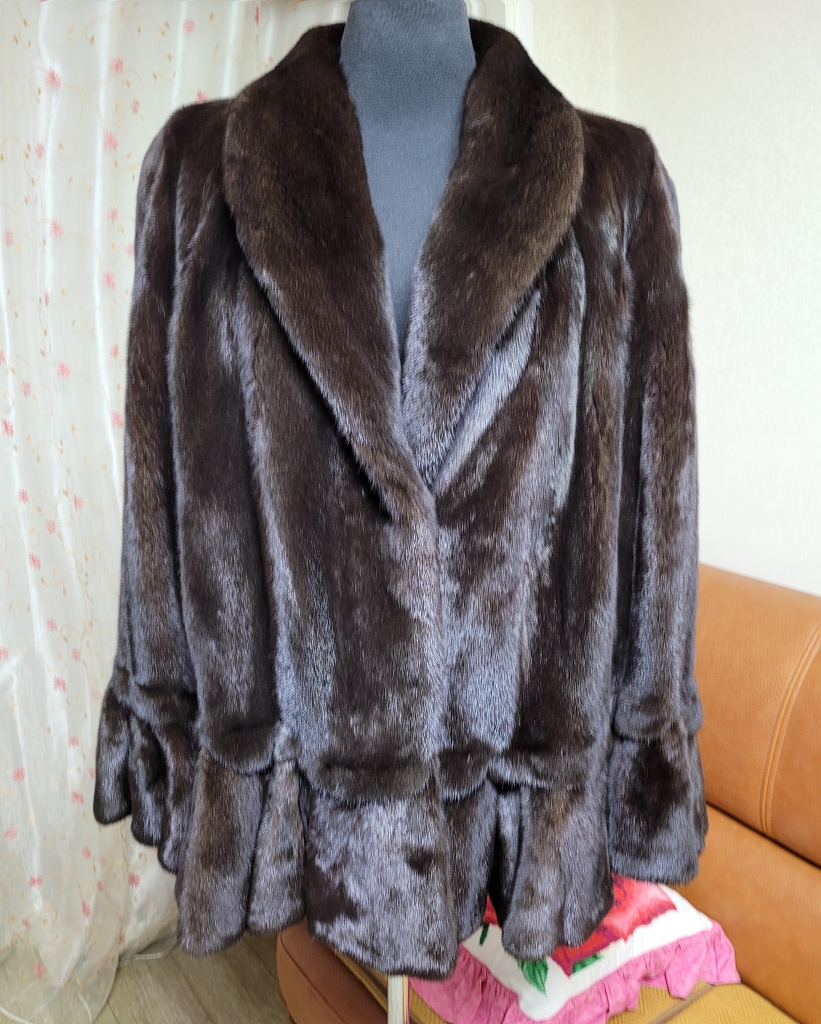 왕박세일*블랙그라마 통밍크코트(77.88)