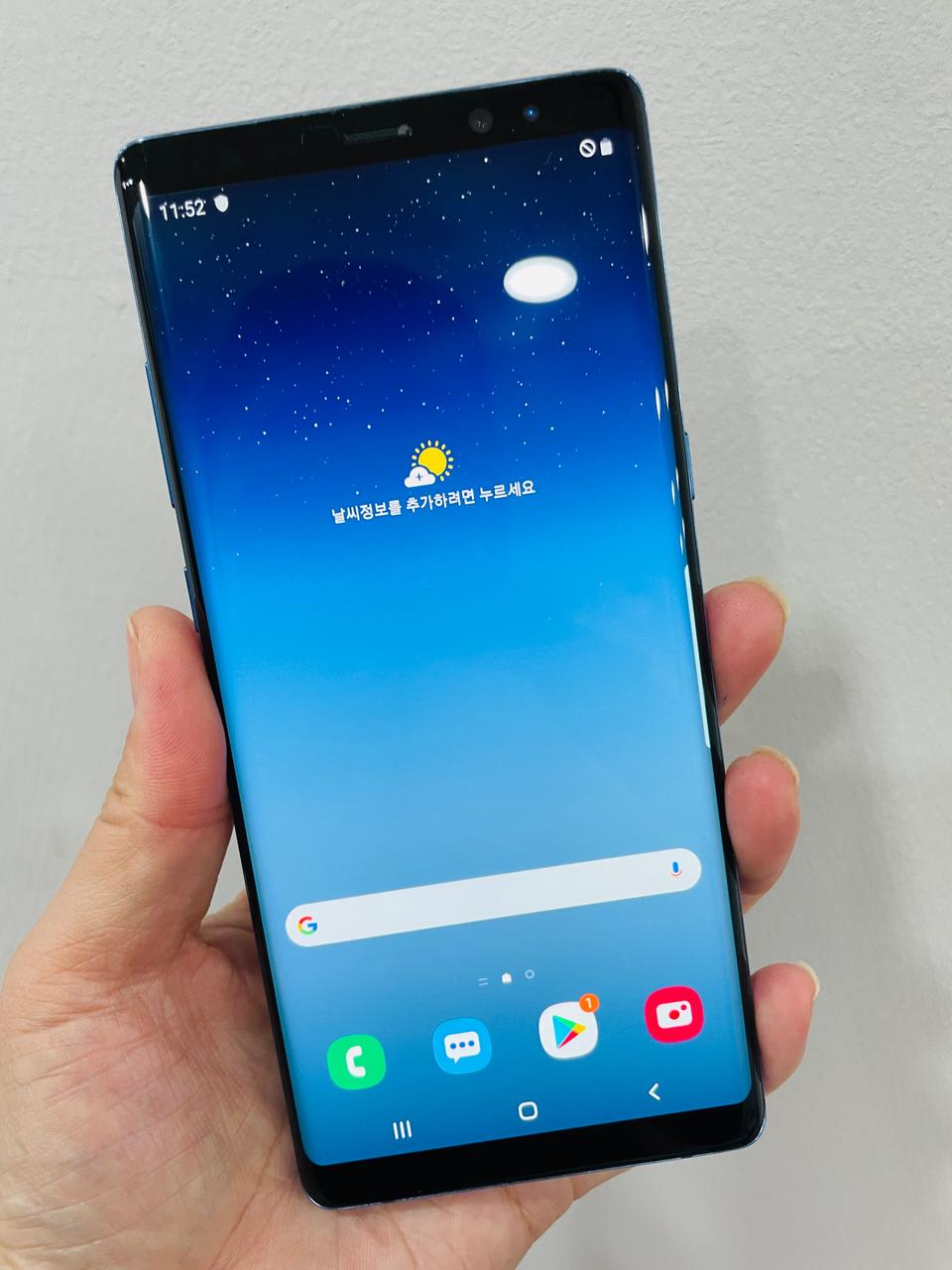 갤럭시 노트8 오션블루 64기가 팔아요~