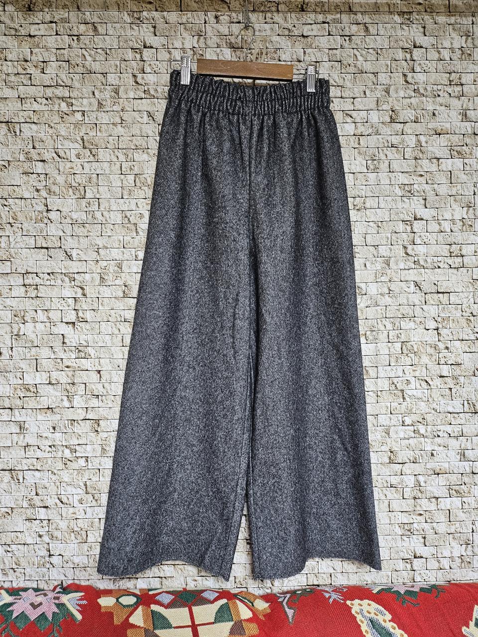 (미착용)8세컨즈 겨울 통바지55