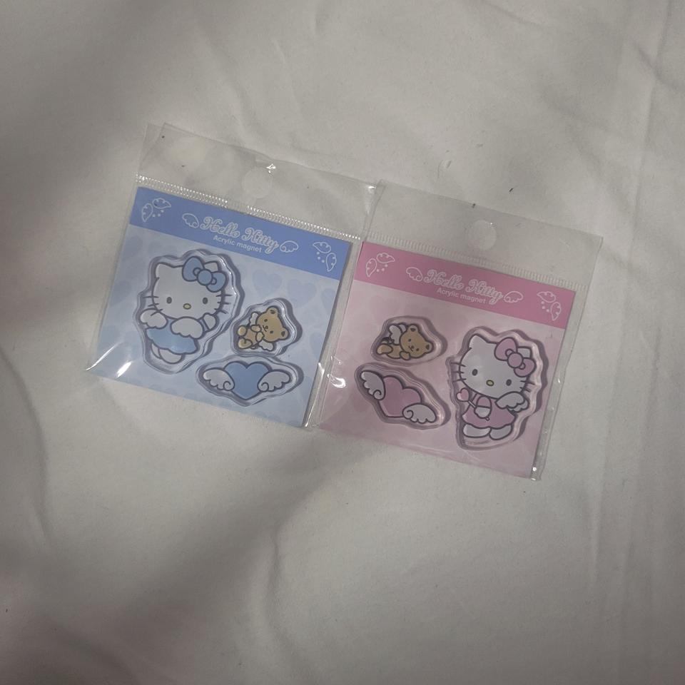 헬로키티 문방구 엔젤키티 마그넷 블루 핑크 일괄
