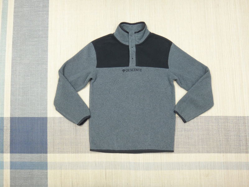 (남성95size) 데상트 폴라텍 리사이클 플리스 아노락