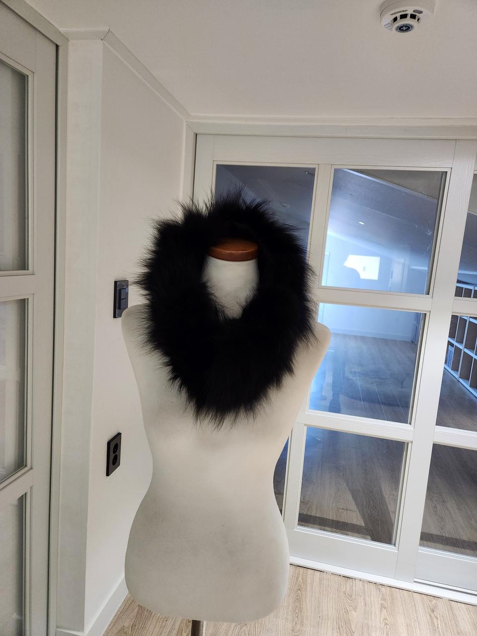 천연라쿤목도리