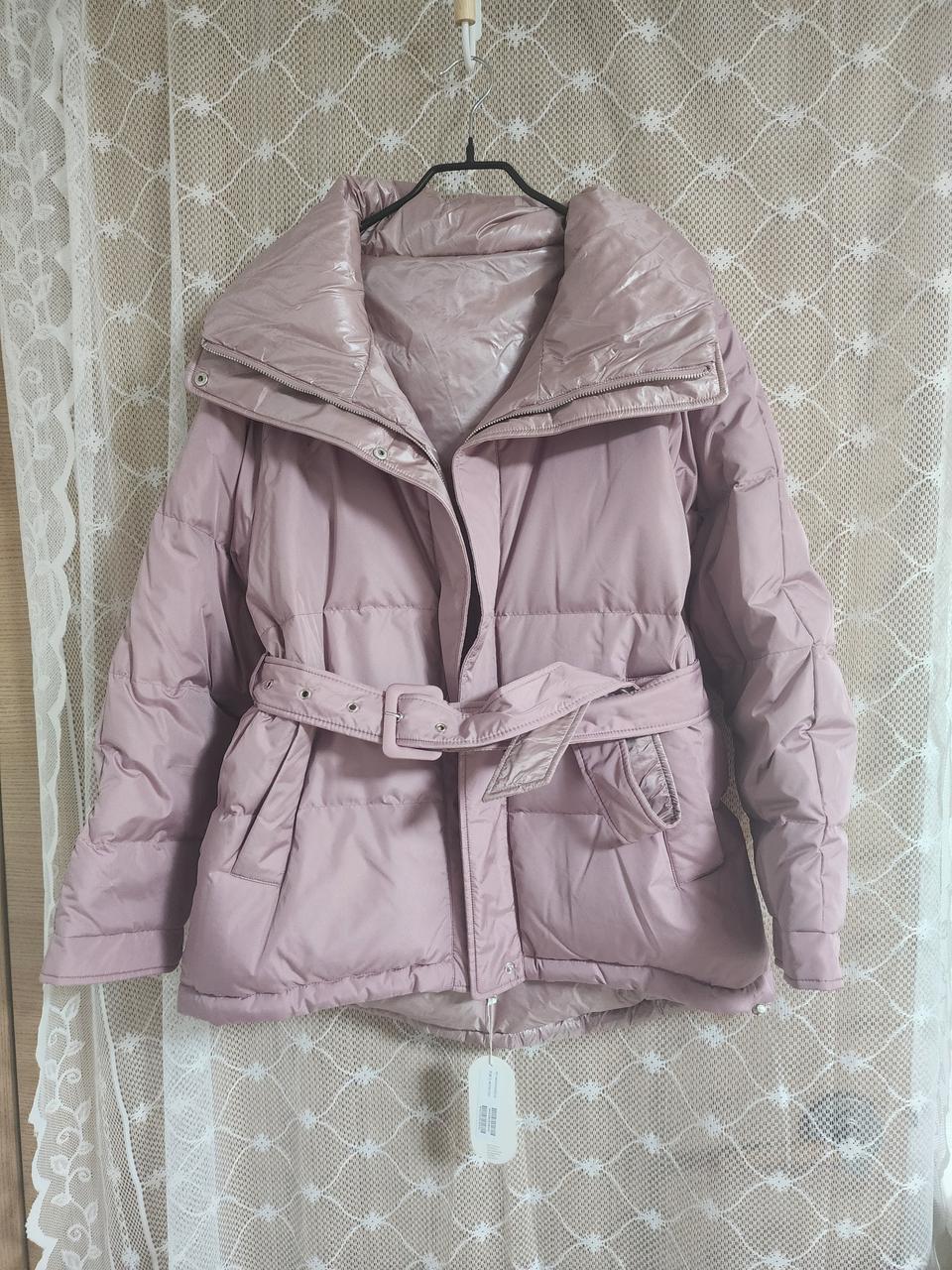 새상품)핑크오리털패딩