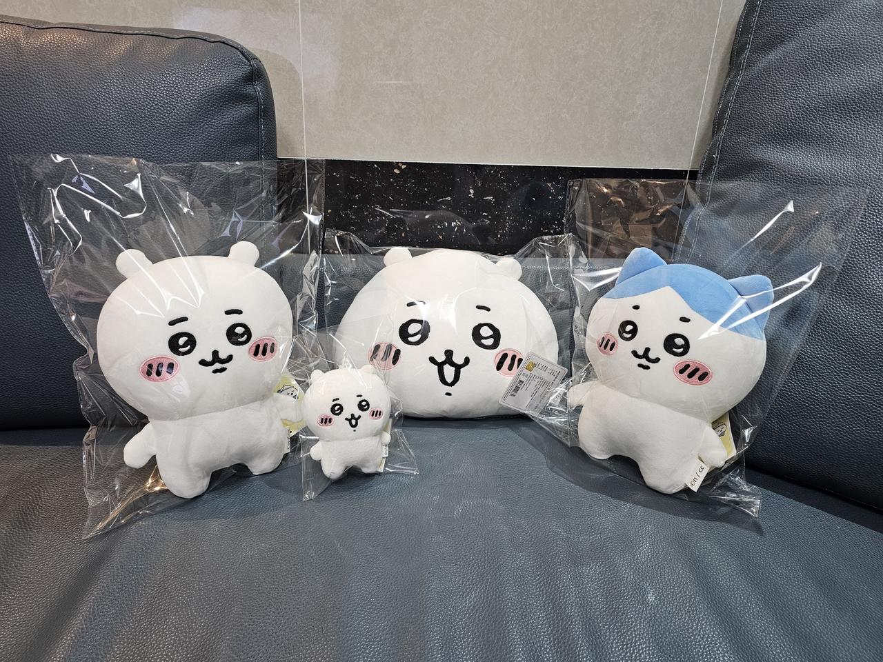 먼작귀 치이카와 하치와레 중형인형이랑 치이카와 반전쿠션 인형 새거