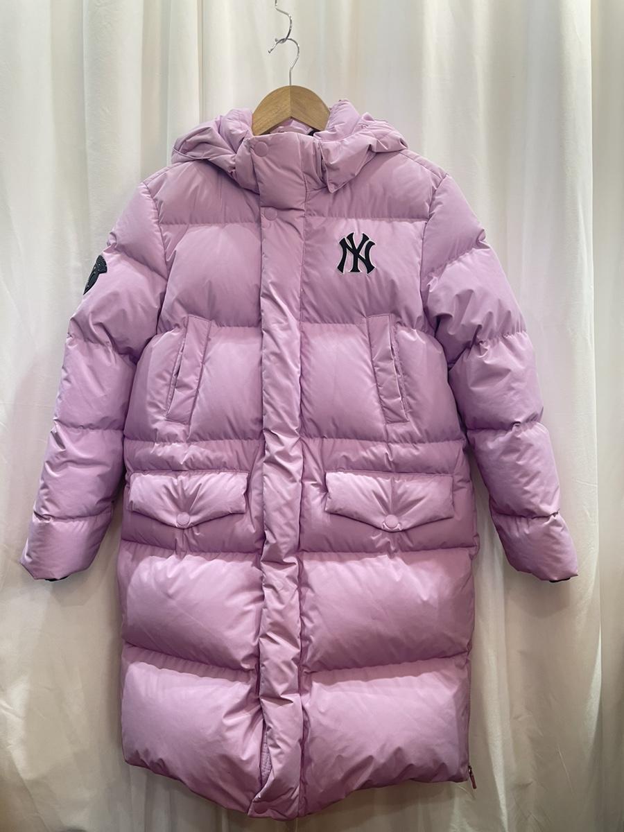 (155) MLB 연보라 롱패딩