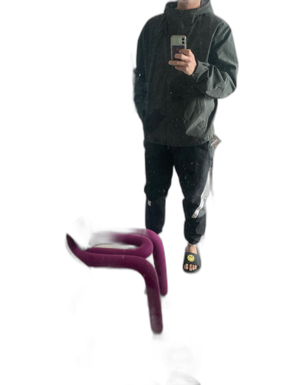 Puma 푸마 카키 바람막이 자켓