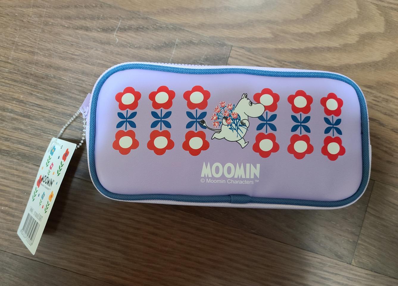 무민 투지퍼 파우치/필통 새거