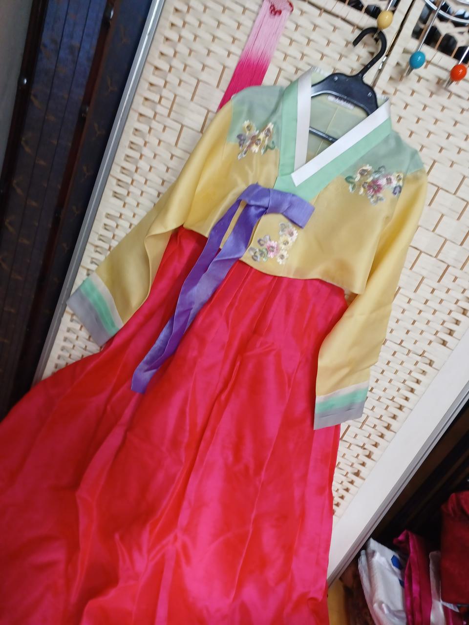 황금주단여성실크한복66드라이크리닝마침