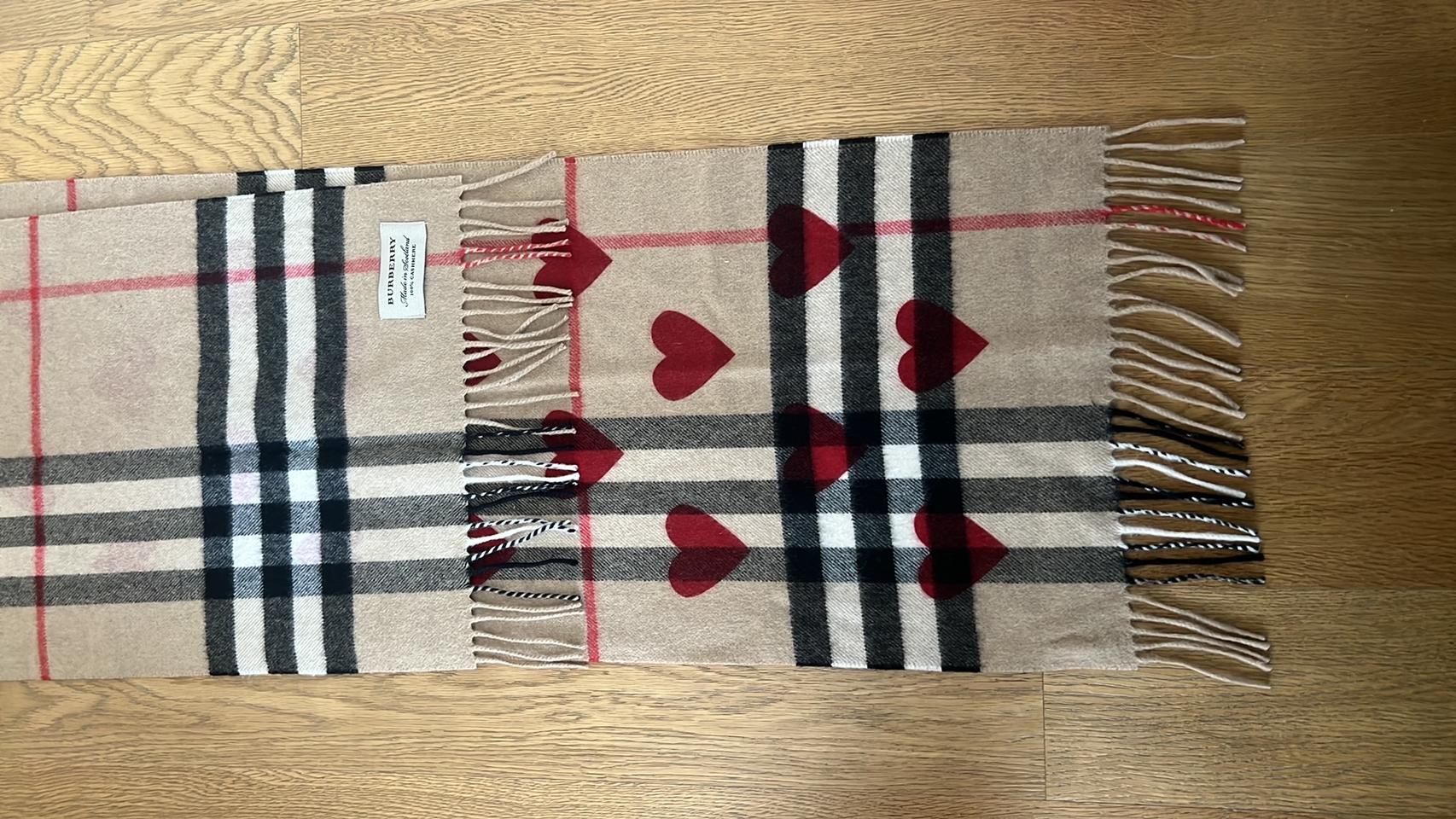 버버리 캐시미어 머플러 목도리